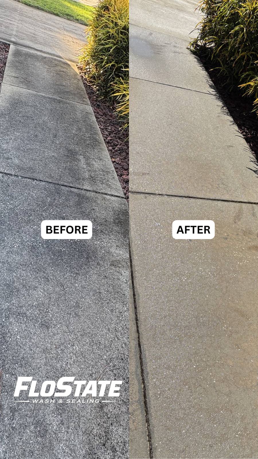 Pressure washing example 2
