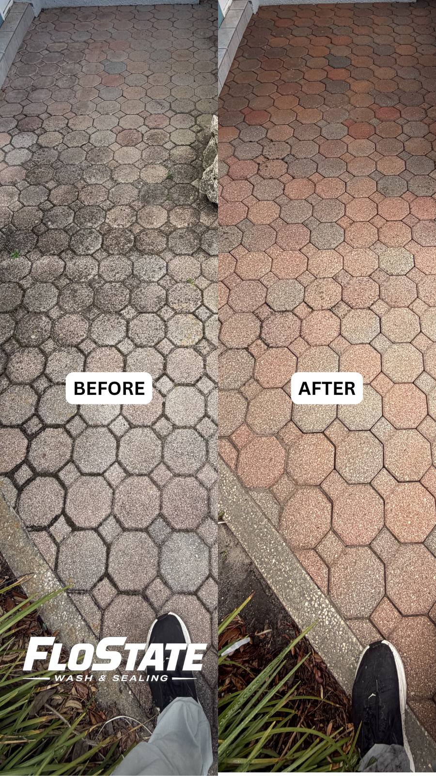 Pressure washing example 3